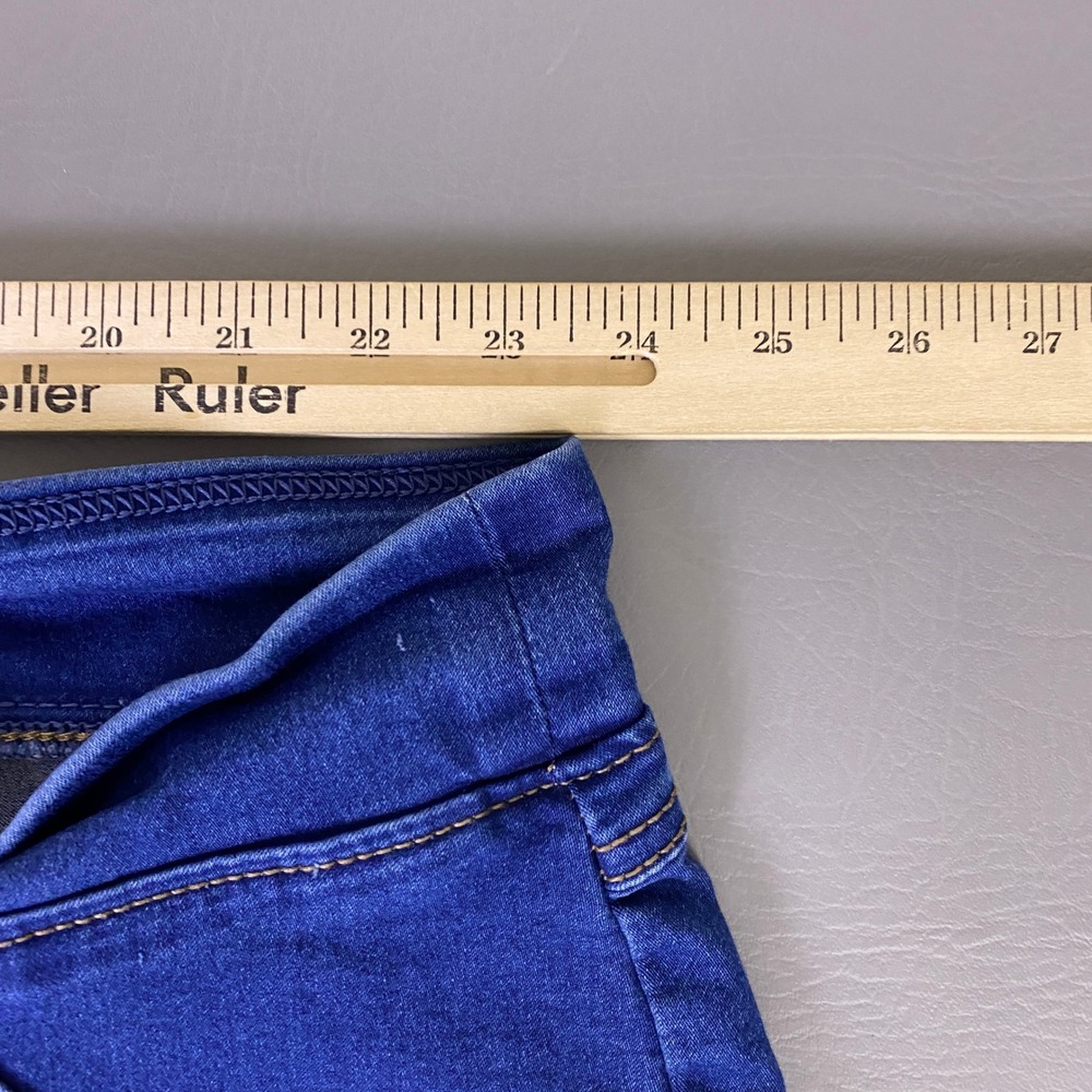 Terra & Sky Jeggings Jeans Women's Plus 5X 32W-34W Blue Medium Wash Skinny EUC - Picture 5 of 12